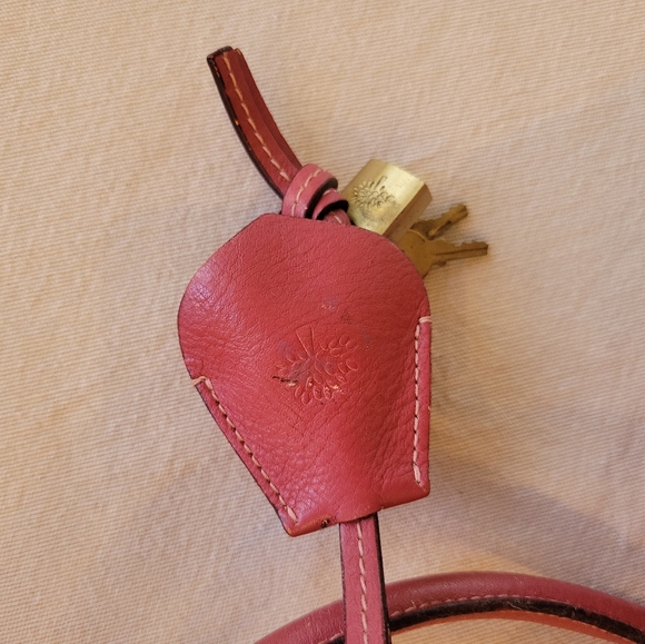 Mulberry Dark Pink Tooled Bayswater Satchel Bag - Picture 2 of 16